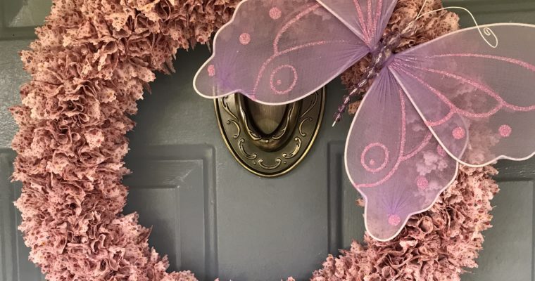 Easy Home Fabric Wreath