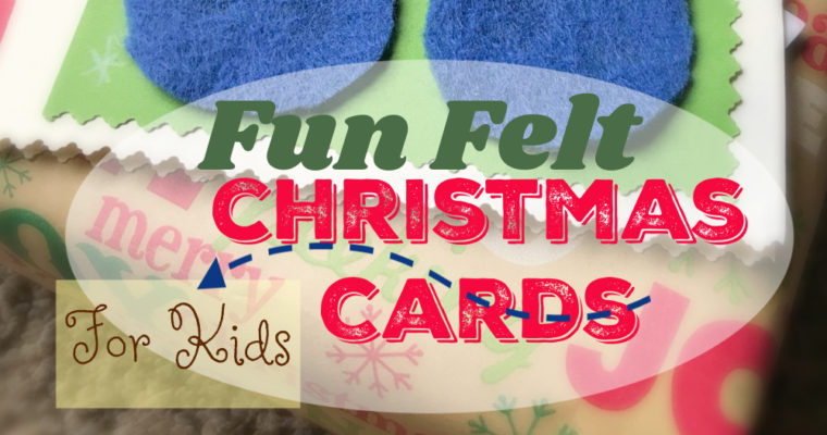 DIY Holiday Felt Gift Cards